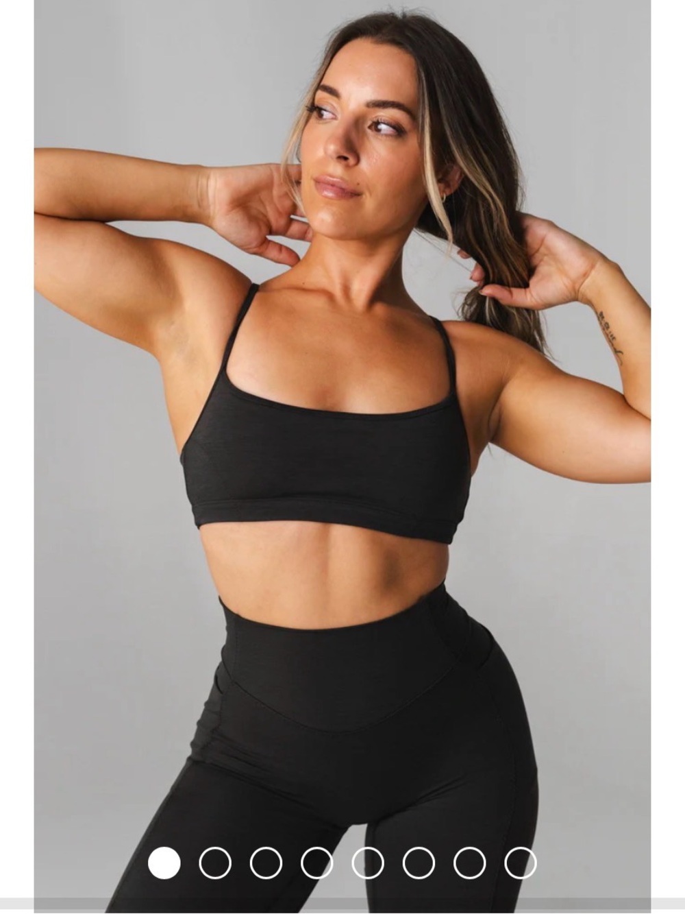 Vitality Daydream® Stitch Racer Bra - Midnight Marl